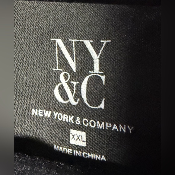 New York & Company Plaid Red and Black Plus Bustier T-Shirt Top; SZ XXL; NWOT - Picture 4 of 5